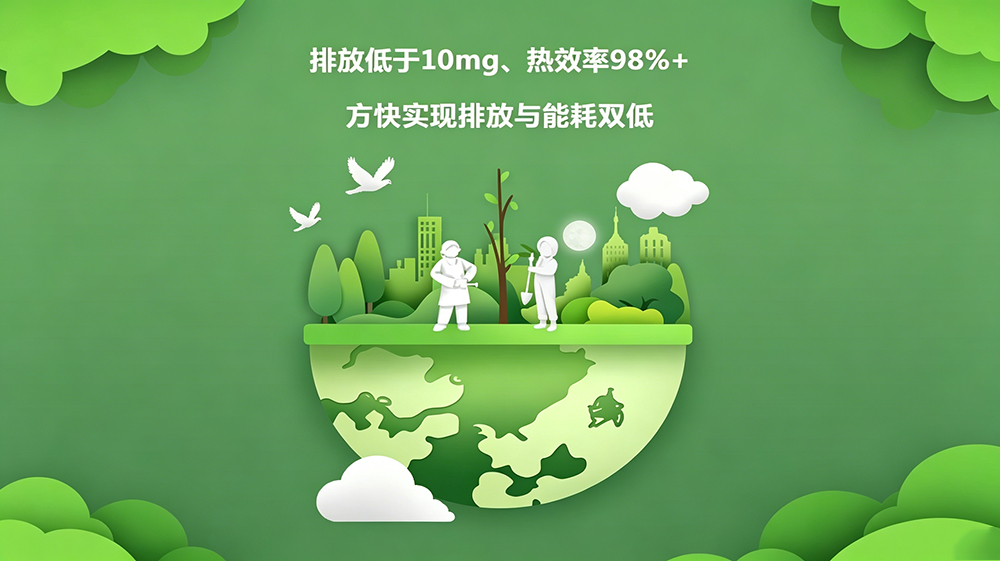 超低排放低于10mg、綜合熱效率突破98%+，方快實現(xiàn)環(huán)保與節(jié)能雙向突破